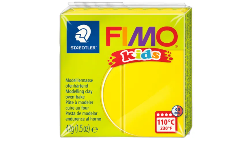 STAEDTLER Modelliermasse FIMO® Kids gelb 42 g