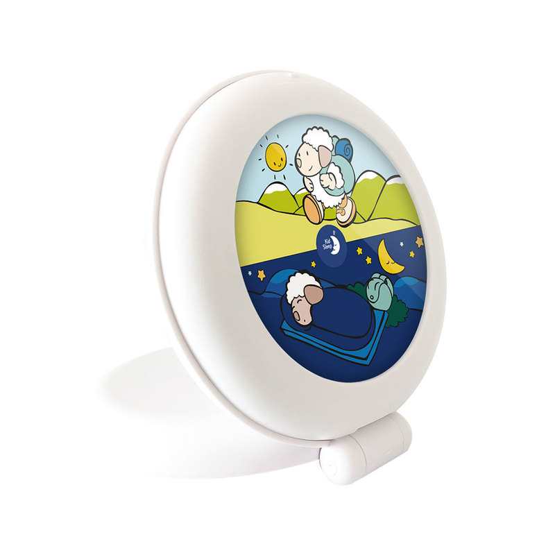 Veilleuse indicatrice de réveil nomade blanc Globe trotter Pabobo