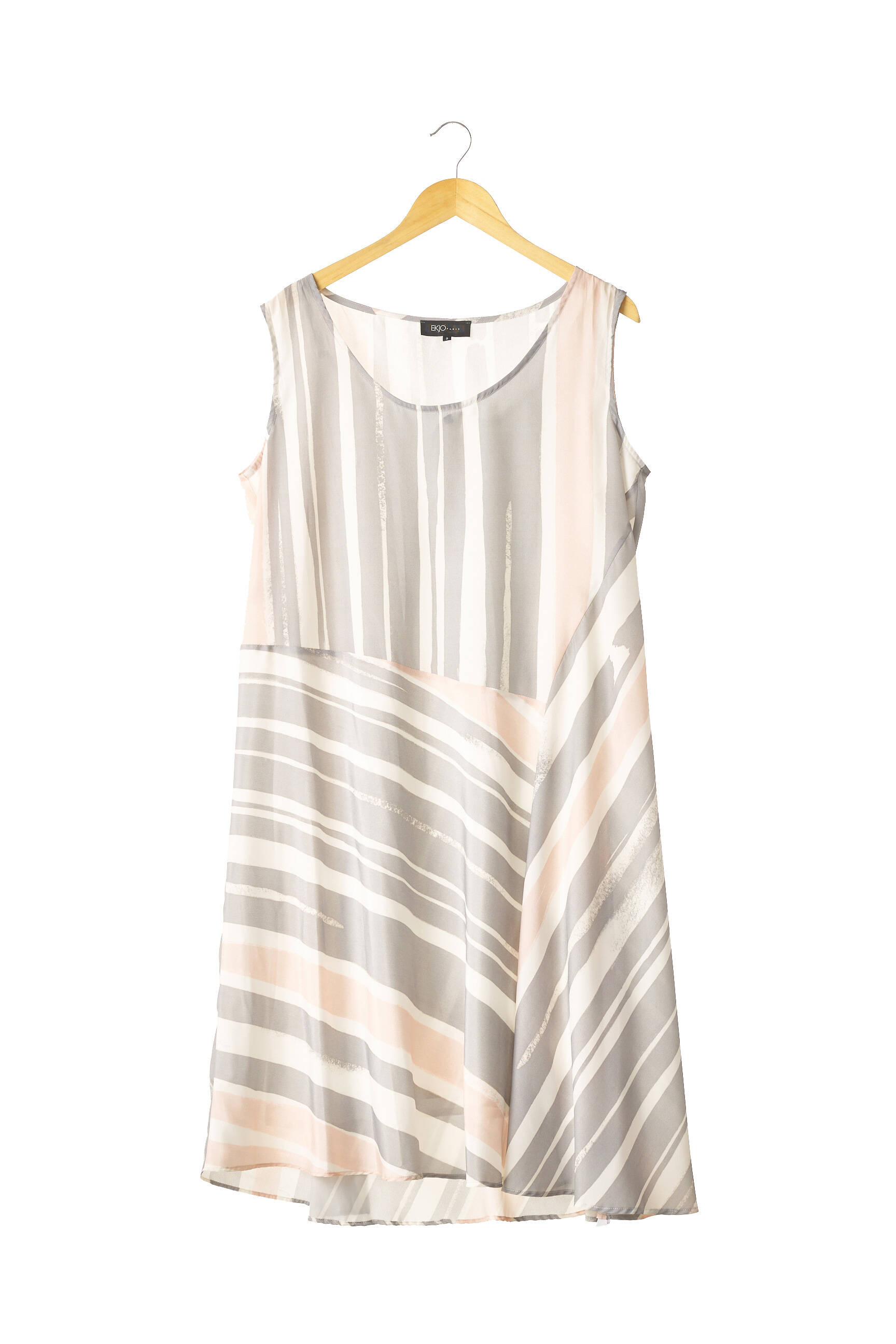 Ekjo Robes Mi Longues Femme couleur gris