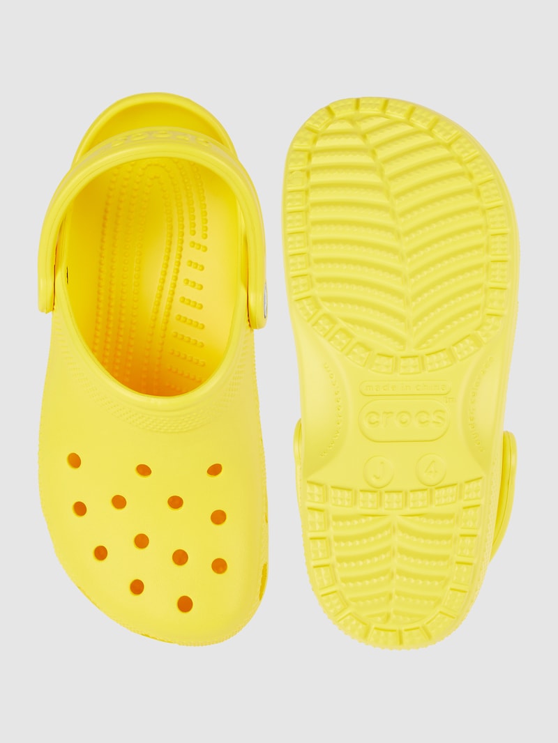Clogs mit Fesselriemen in gelb