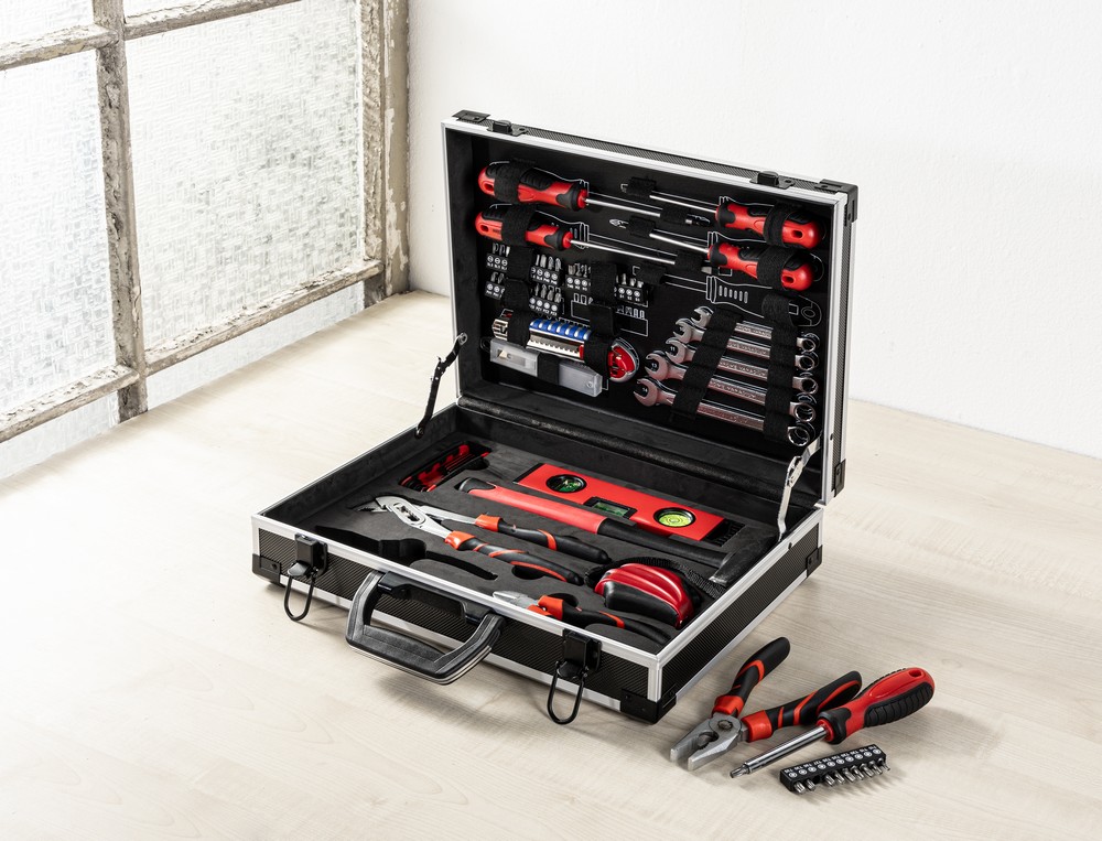TECH-CRAFT Tech Craft Alu Werkzeugkoffer 75 tlg.