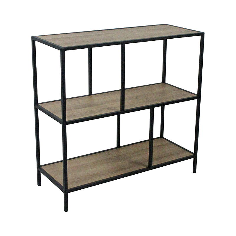 Home Gulvhylle Milton 83x33x80 cm metall og tre
