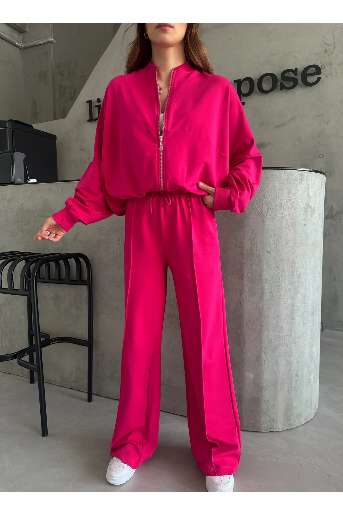 Laluvia  Fuchsia Charlie Trainingsanzug-Set