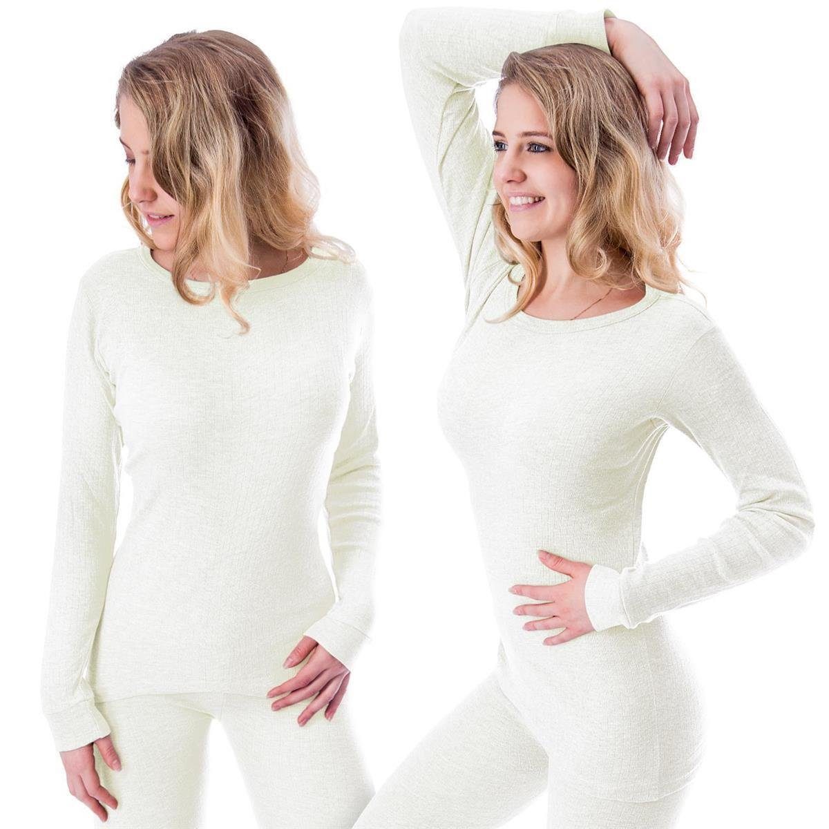 Black Snake Thermounterhemd cozy (Spar-Set, 2-St) Damen Unterhemden mit Innenfleece 2er-Pack