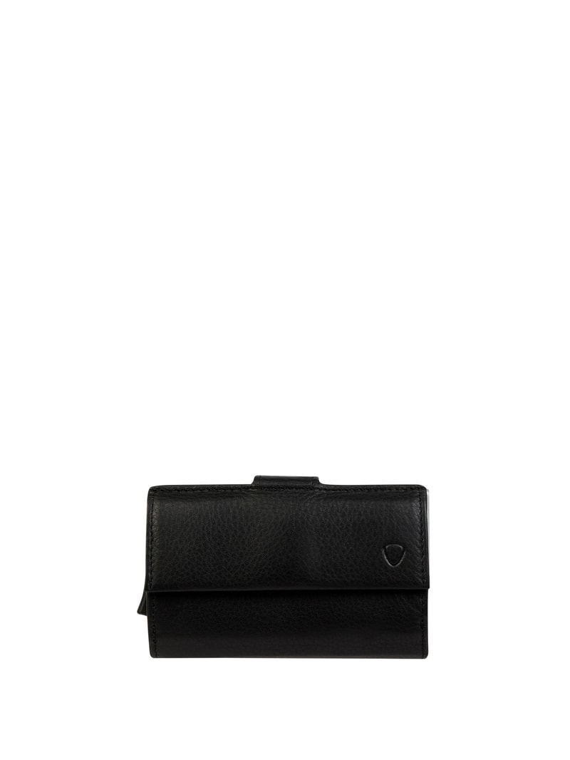 Kartenetui aus Leder Modell 'Carter c-three' in schwarz