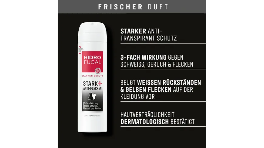 Hidrofugal Deo Spray Stark & Anti-Flecken Anti-Transpirant 150 ml