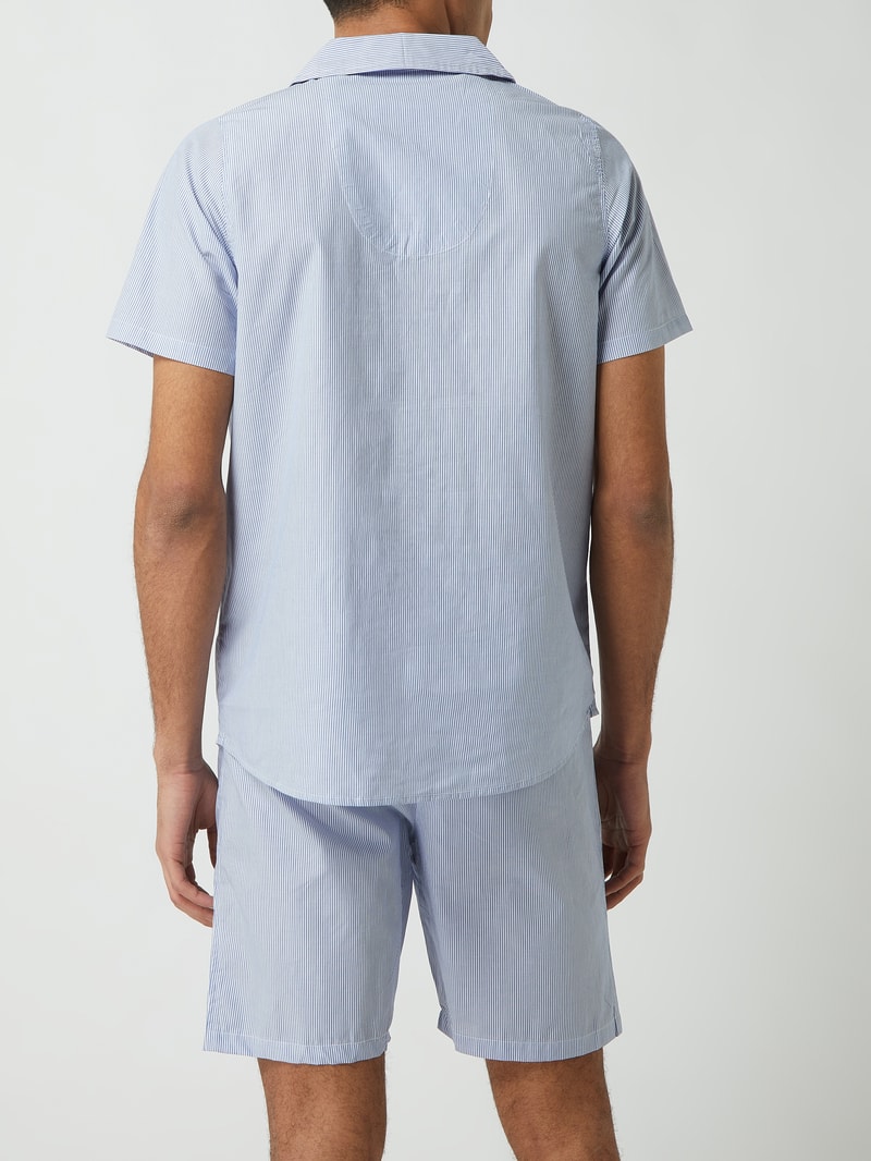 Pyjama aus Baumwolle in hellblau