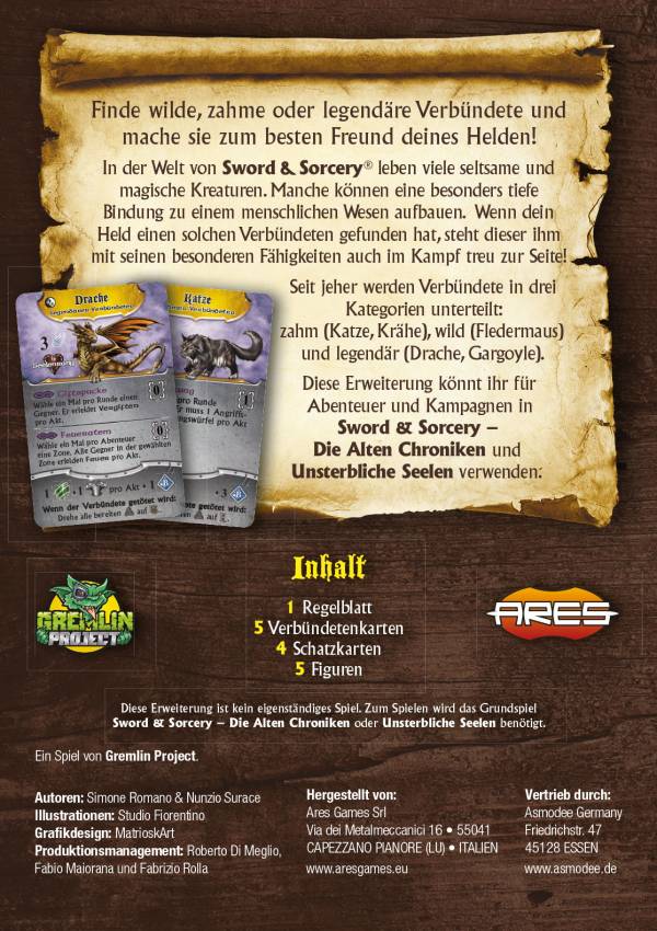 Sword & Sorcery: Chaotische Verbündete (Erw.)
