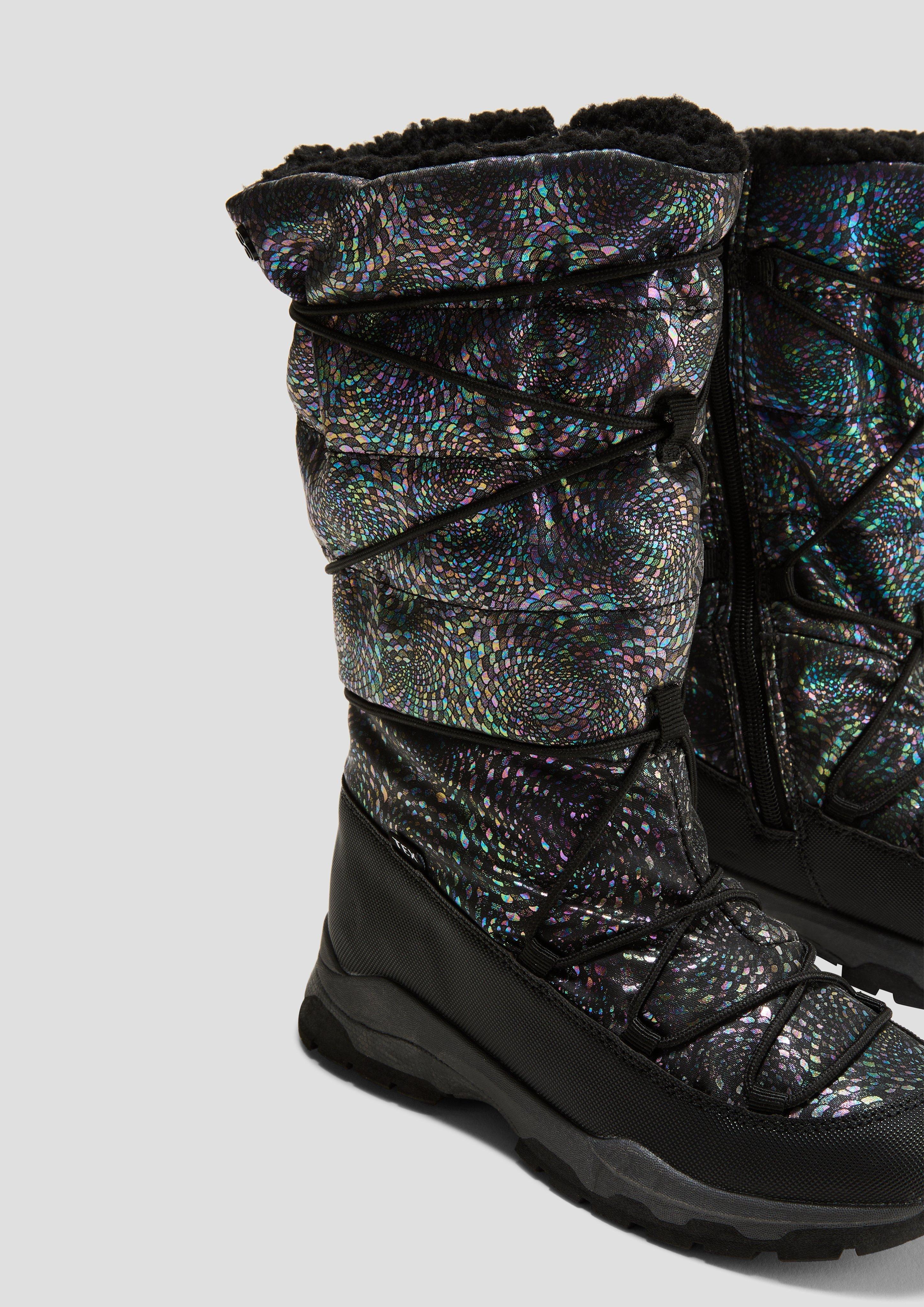 Tex-Stiefel in glänzender Optik  6008309-098