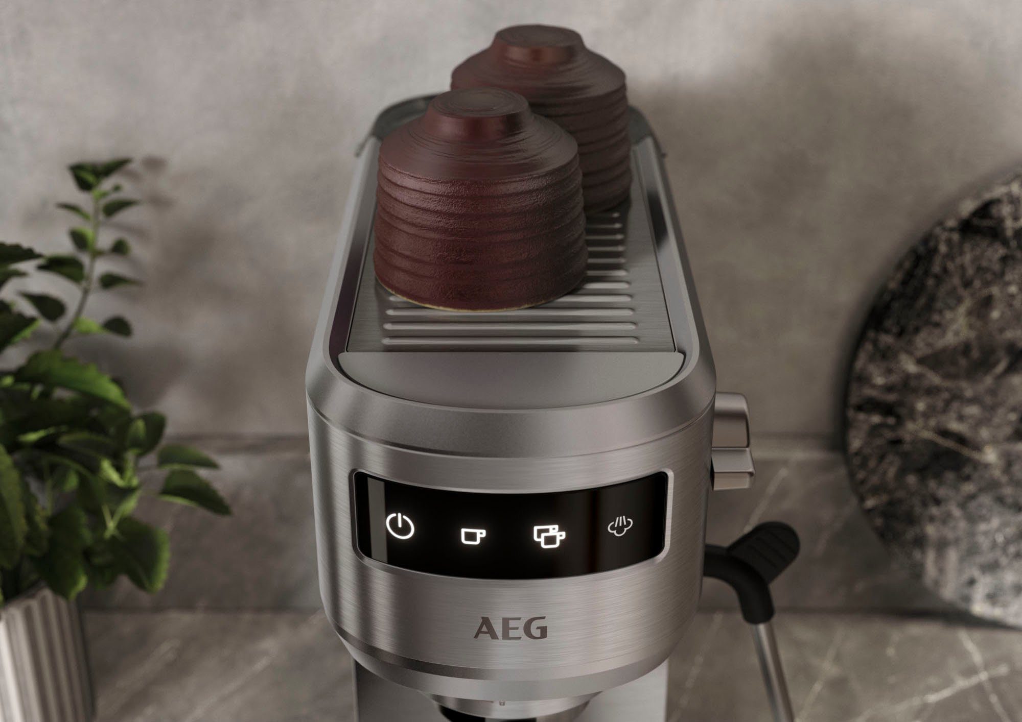 AEG Siebträgermaschine Gourmet 6 EC6-1-6ST, Korbfilter