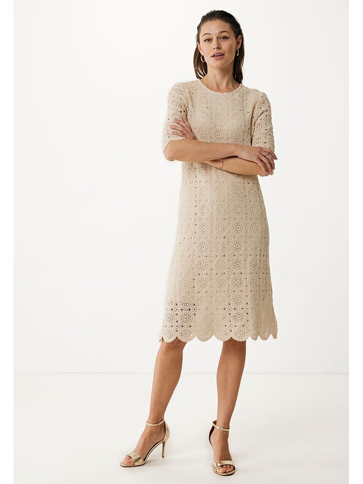 Mexx Kleid in Beige günstig kaufen