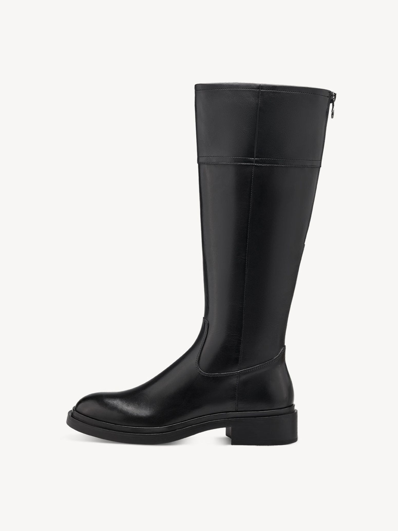 Bottes en cuir - noir