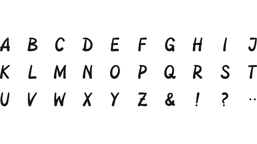 HEYDA Stempelset Alphabet