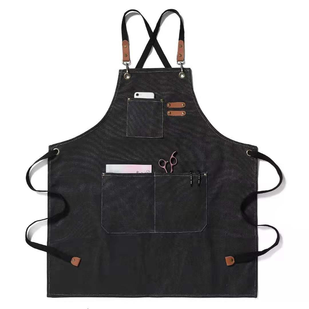 SCOKIT Kochschürze Kochschürze, Schürzen für Männer,Grillschürze für Männer, (1-tlg), Schürze aus Baumwollgewebe