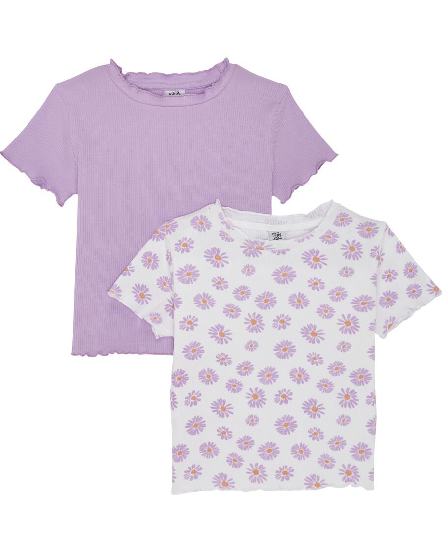 Gerippte T-Shirts