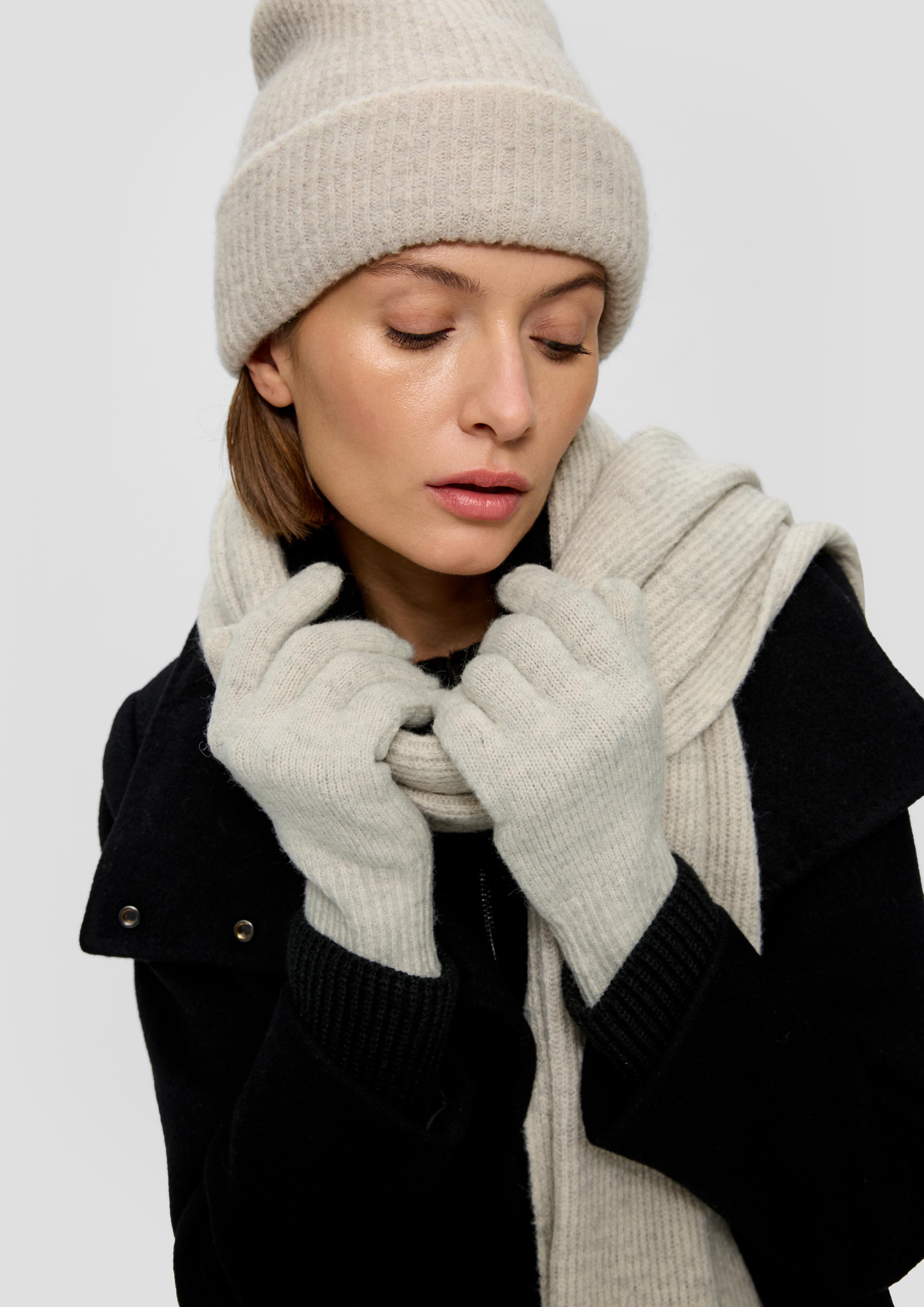 Fingerhandschuhe in Feinstrick  2133720-9103