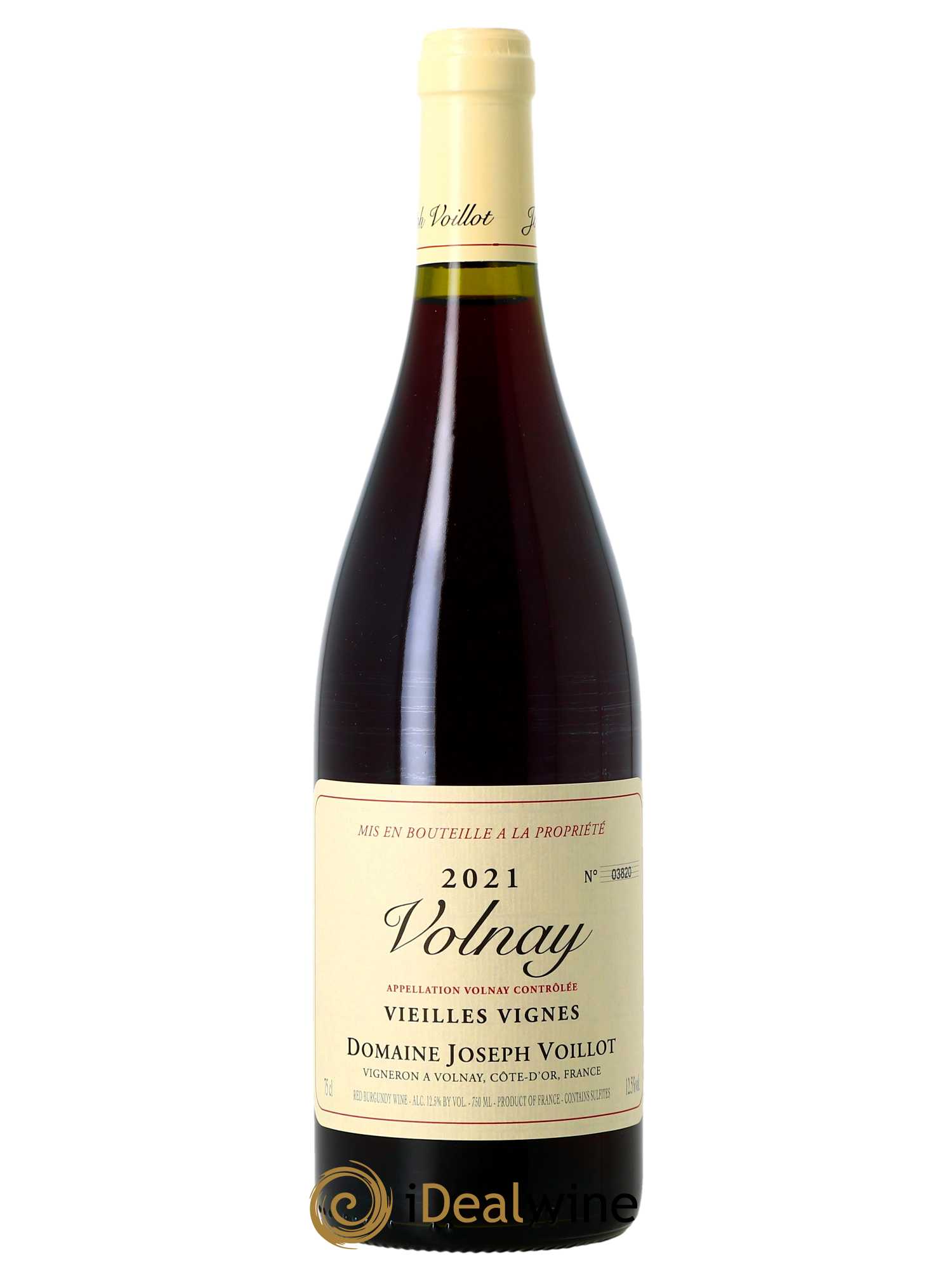 Volnay Vieilles vignes Joseph Voillot (Domaine)  2021 - Lot de 1 Bouteille