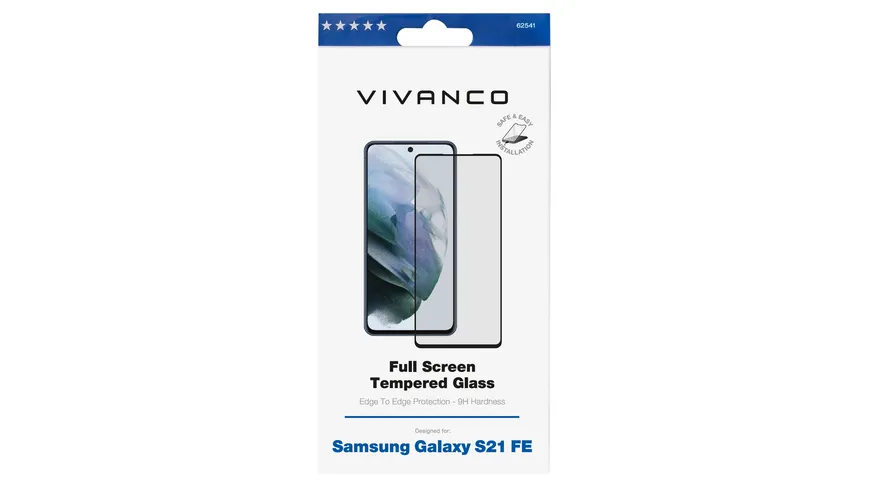 Vivanco Full Screen Displayschutzglas für Galaxy S21 FE