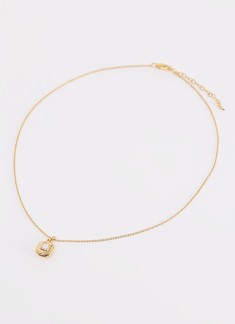 Missoma Necklace with pendant and gold-plated pearl