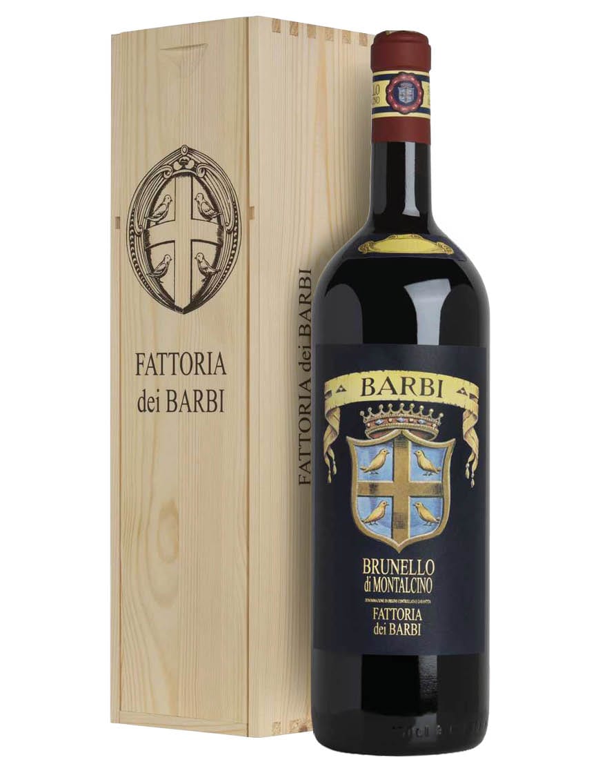 Brunello di Montalcino DOCG 2018 Fattoria dei Barbi Magnum 1,5 ℓ, Caisse bois