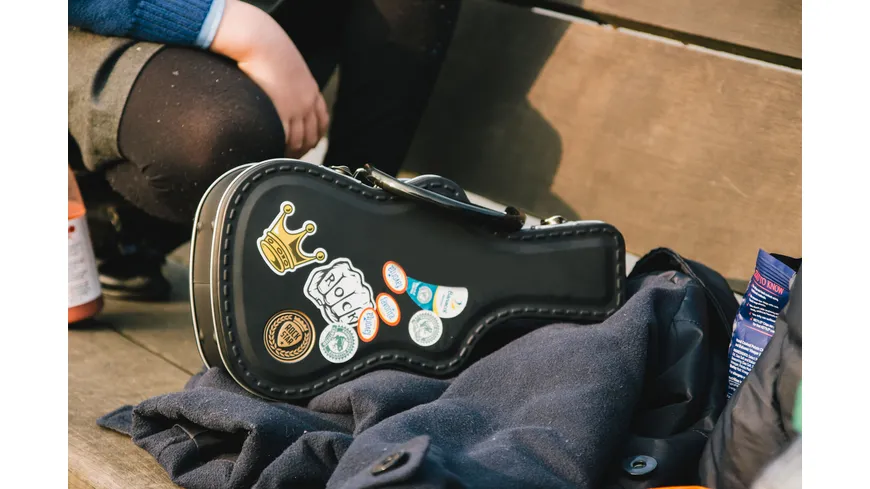 Suck UK Lunchbox Rockstar schwarz