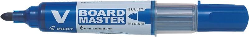 Pilot V-Board Master Whiteboard-Marker Blau Mittel Rundspitze 2,3 mm Recycled