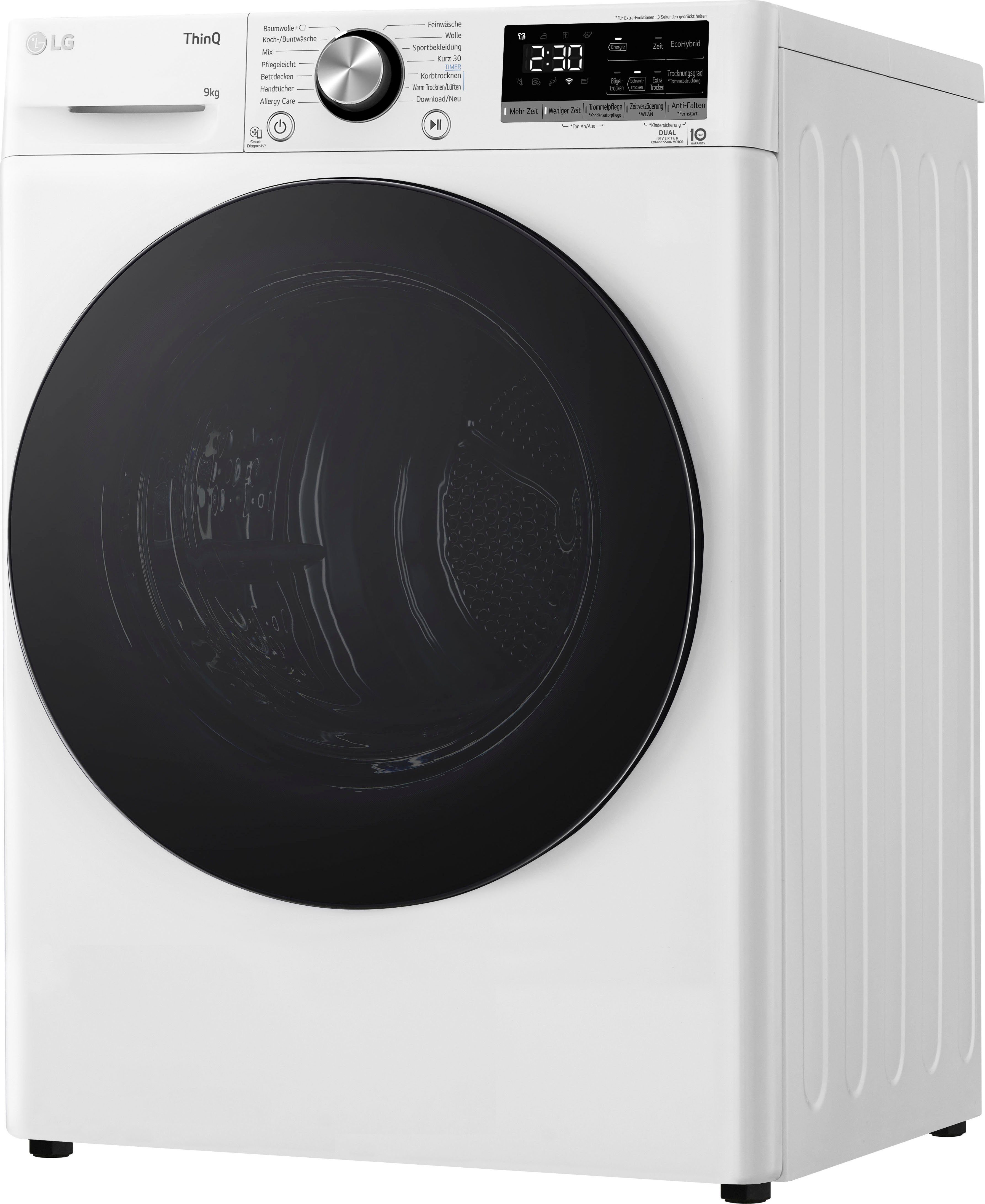 LG Wärmepumpentrockner Vivace RT90V9W, 9 kg