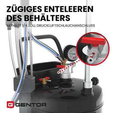 GENTOR Ölabsaugpumpe Ölauffangwanne Ölauffangsystem Ölauffangwanne Ölauffangwagen 80L