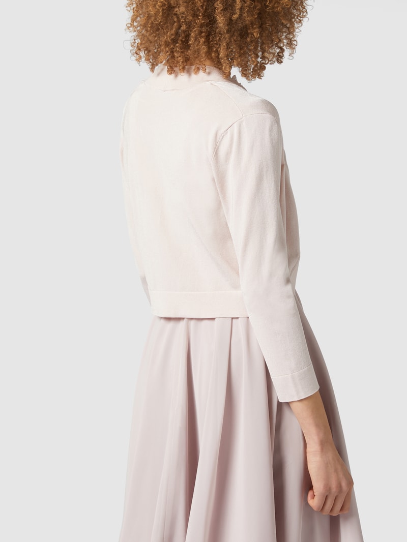 Bolero mit Schalkragen in rosé meliert