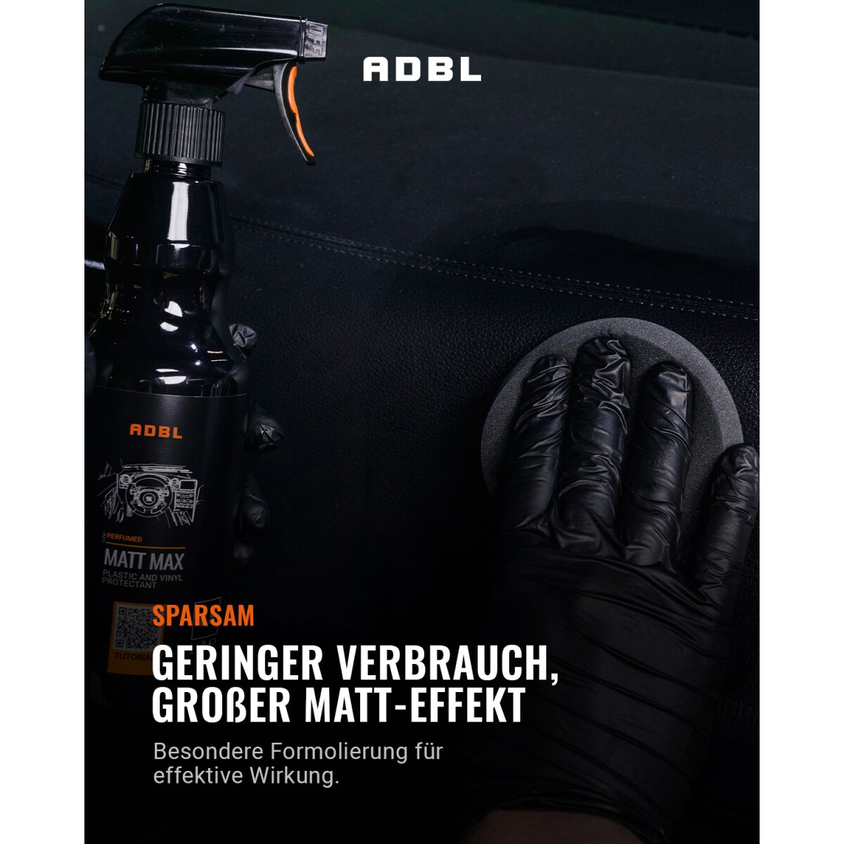 ADBL Matt MAX Kunststoffpflege mit Canyon Trigger 500ml