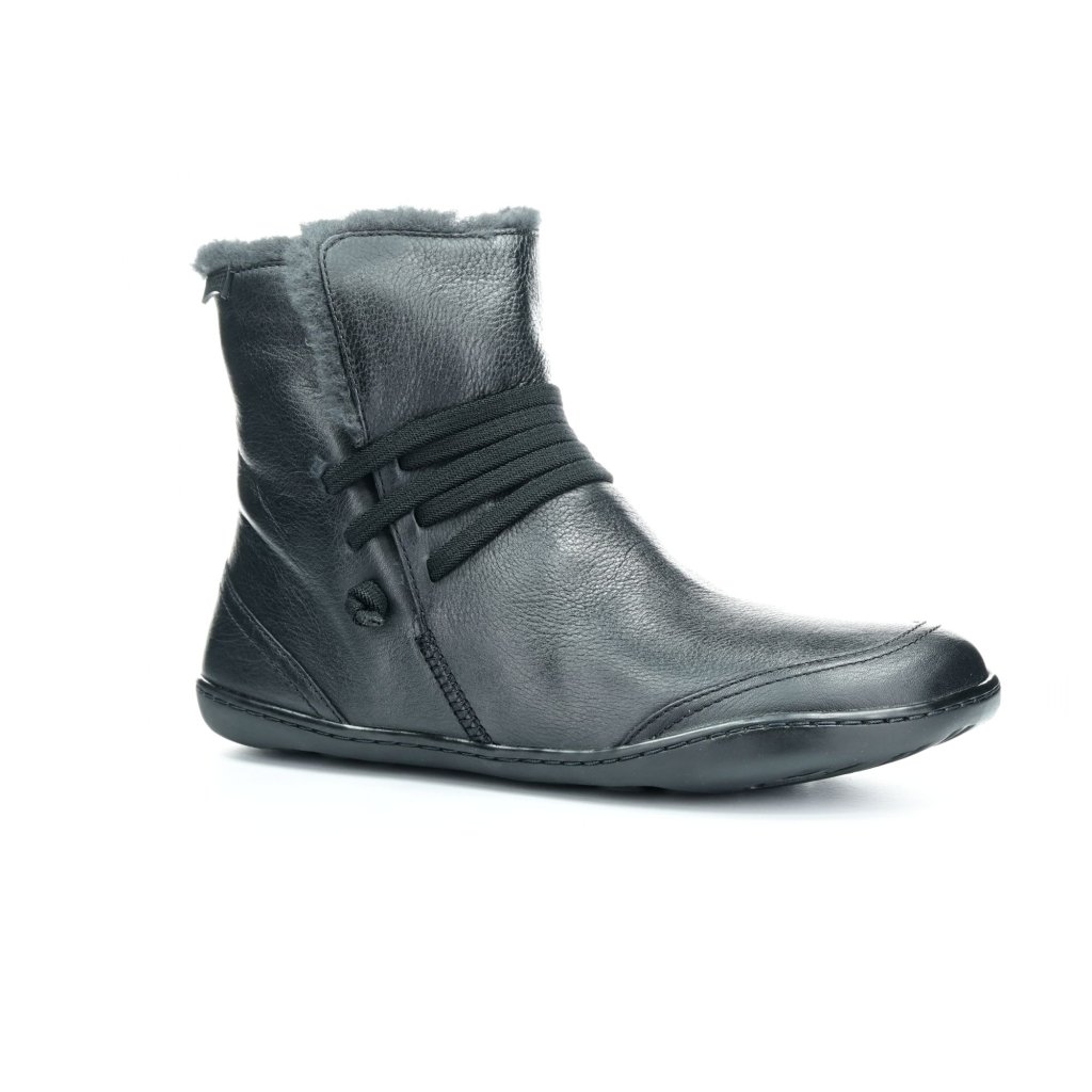 Camper Peu Cami Sella Negro Black(K400505-012) schwarze Barfußstiefeletten