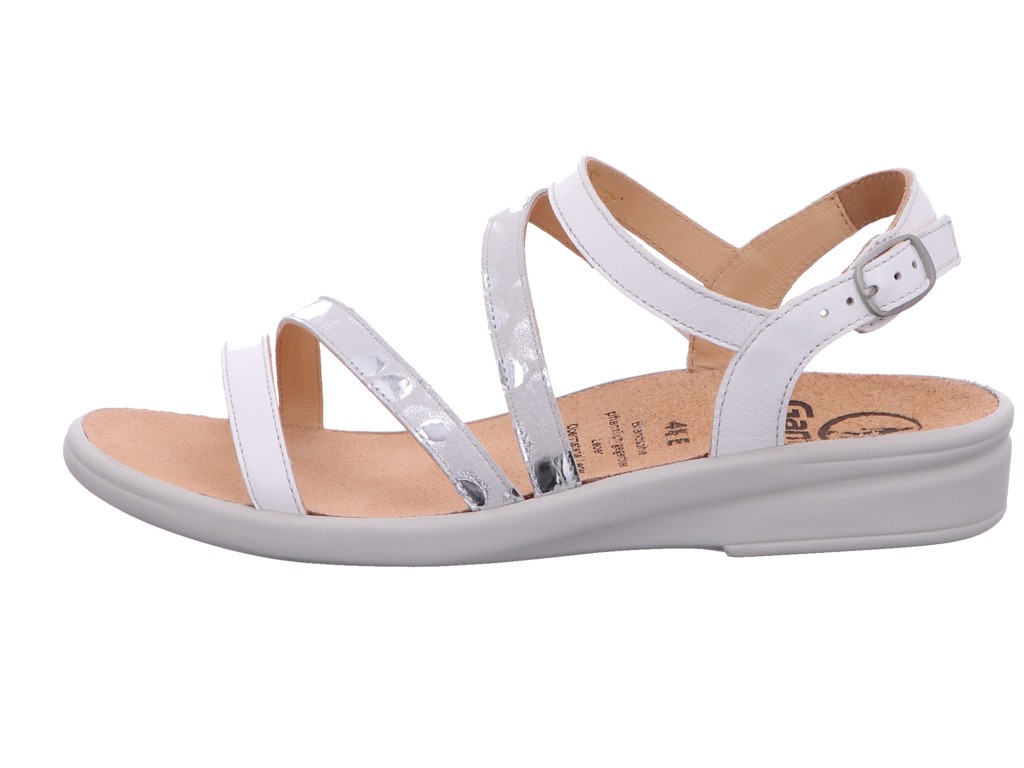 GANTER Klassische Sandalen weiss