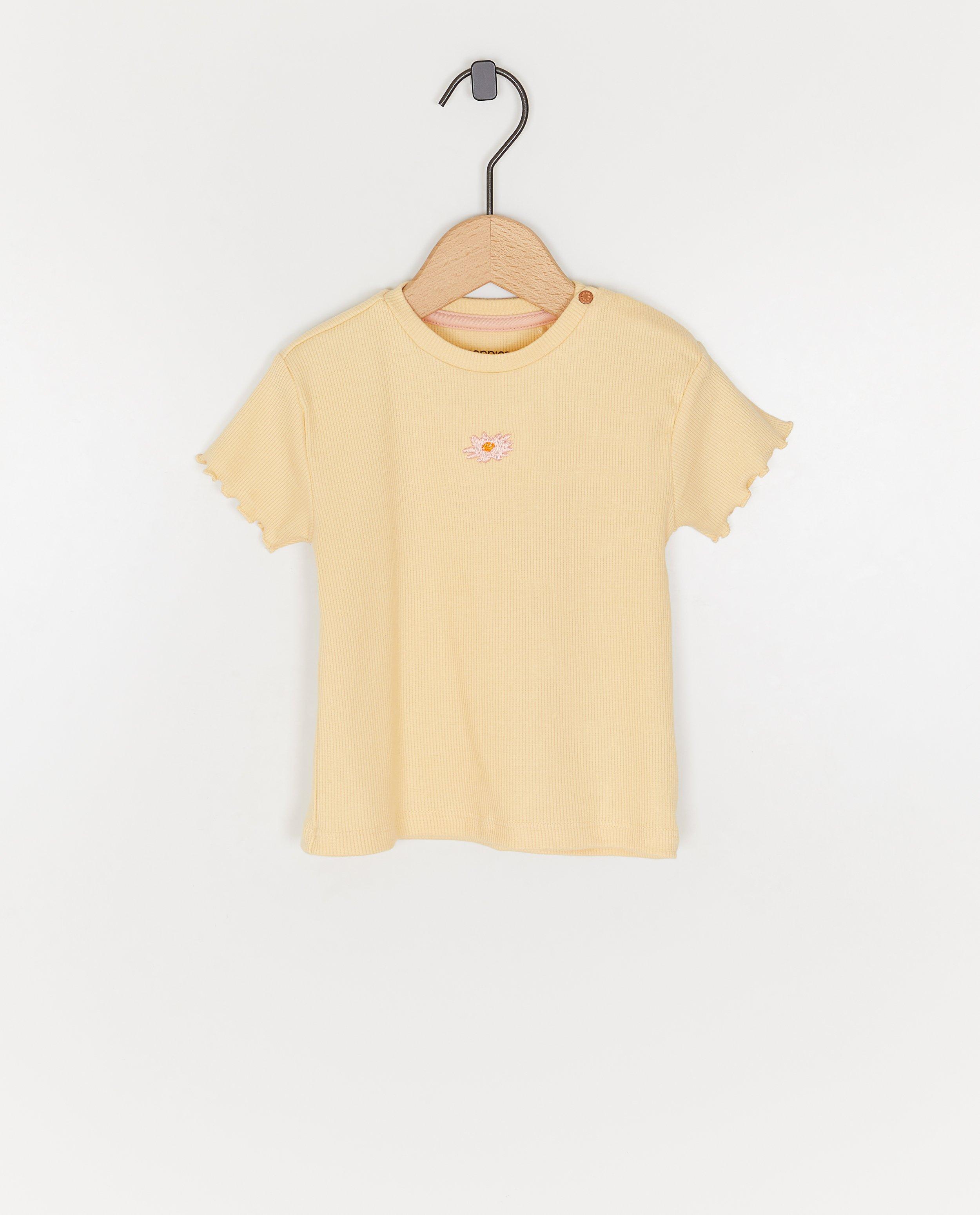 Tricou Noppies galben deschis cu nervuri fine