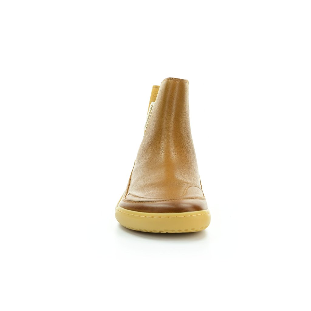 Vivobarefoot Gobi Chelsea L Tan Leather Damen-Barfußschuhe