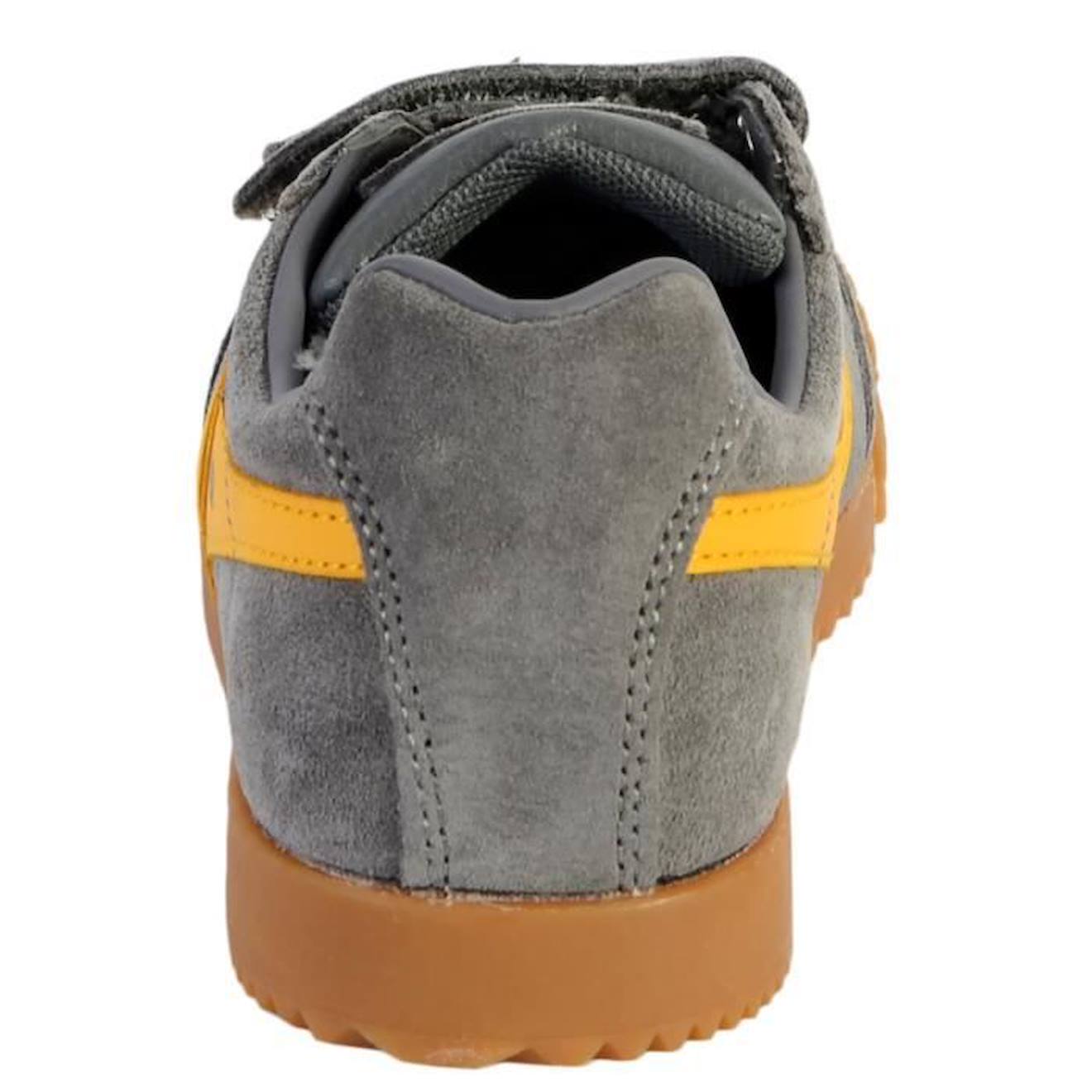 Basket Gola Enfant Harrier Velcro gris