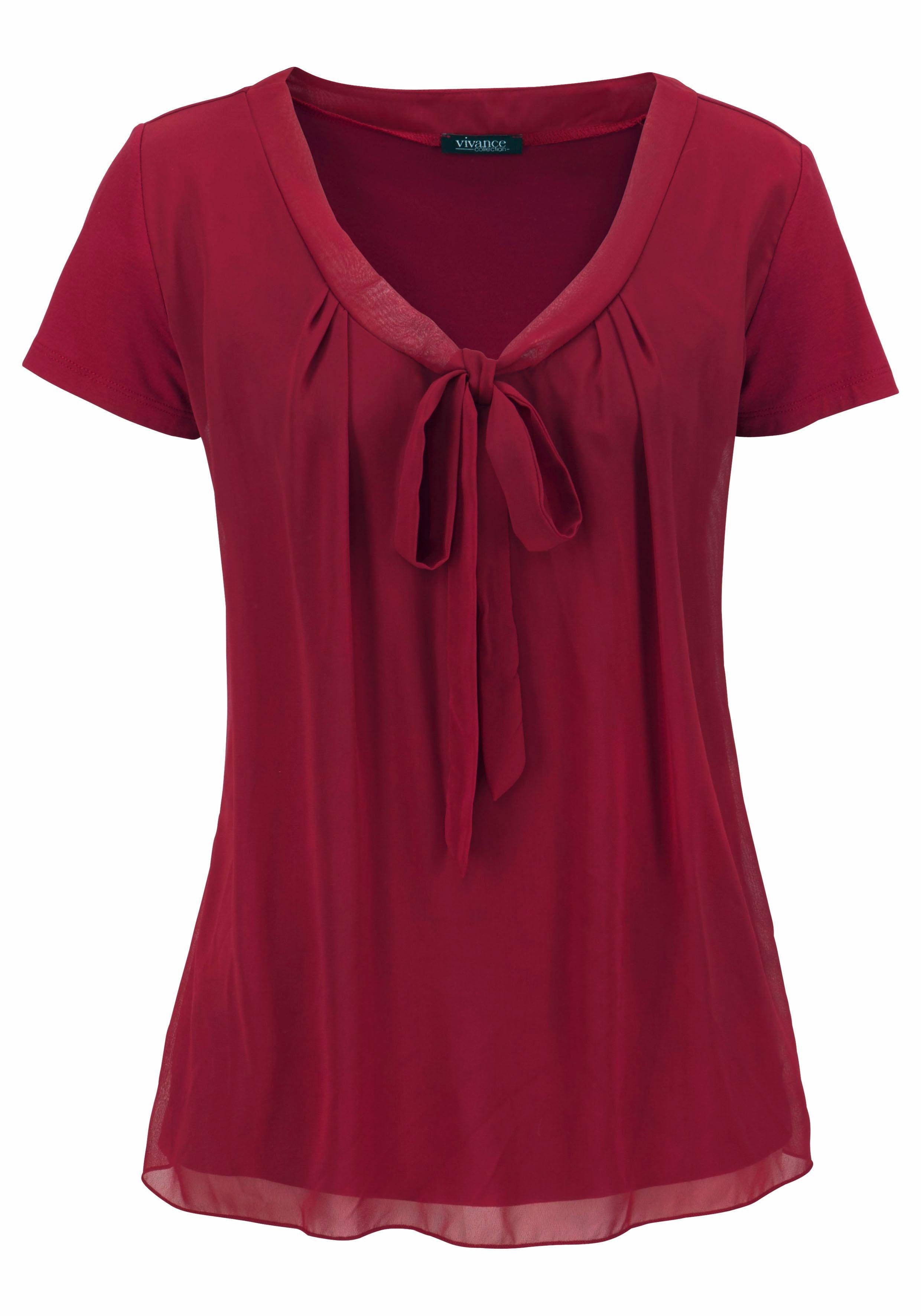 Aniston SELECTED Shirtbluse mit gedoppeltem Vorderteil