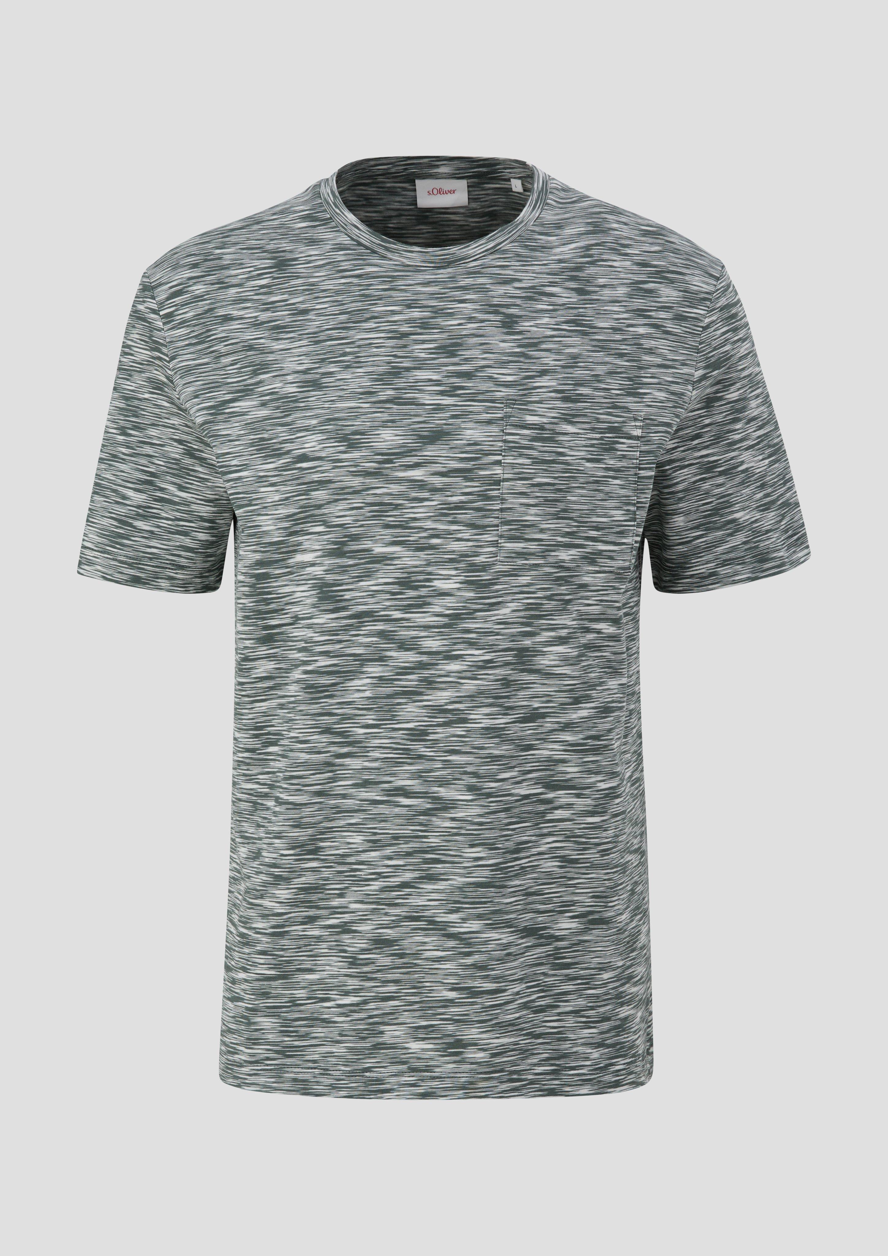 Baumwollshirt mit Brusttasche  2135725-79W2