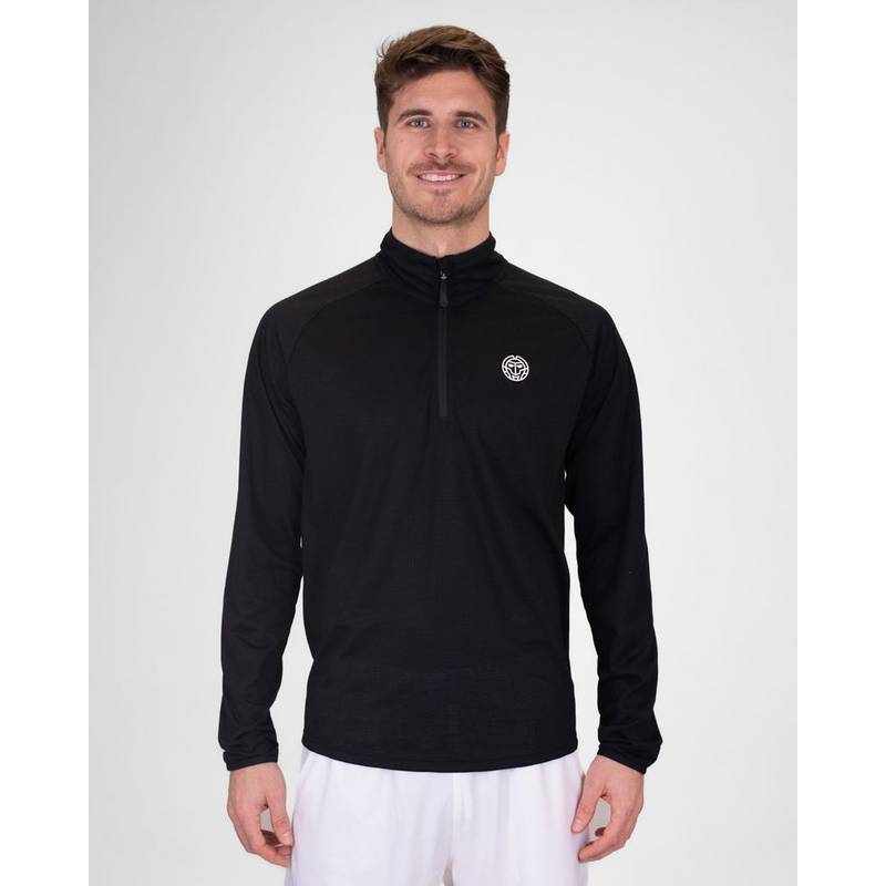 BIDI BADU Crew Longsleeve Tennisshirt Herren