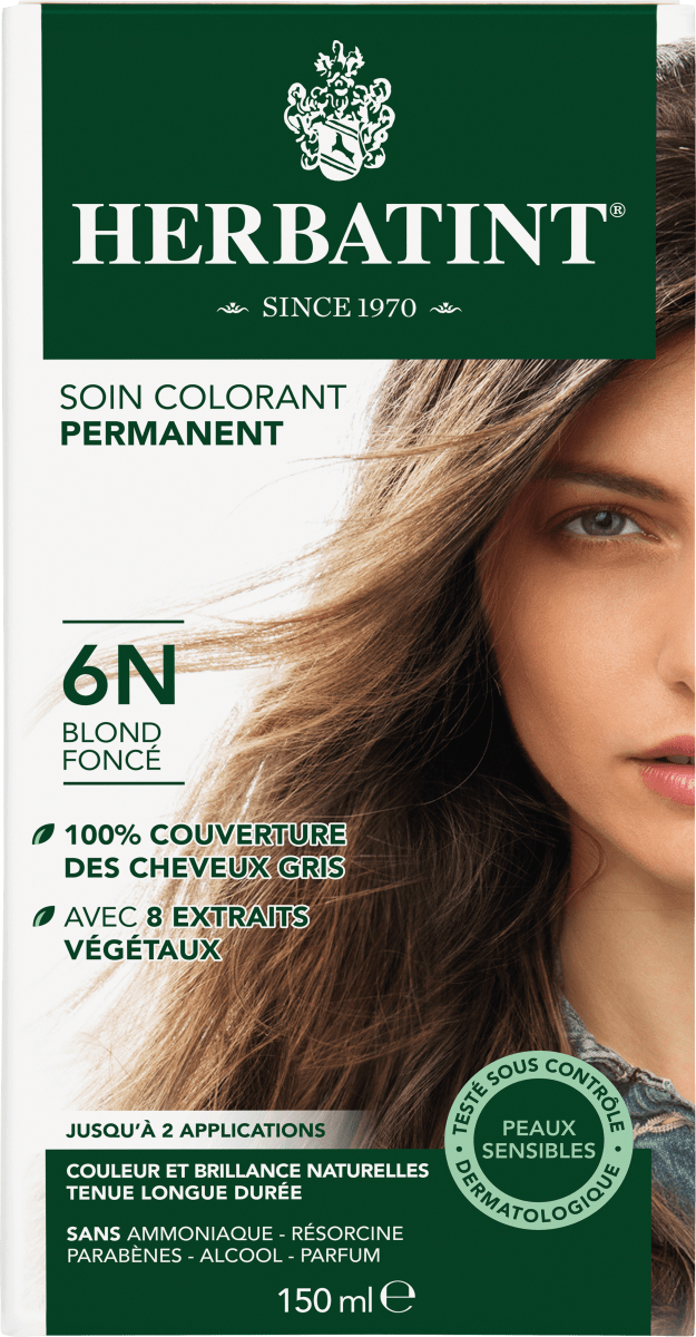 Haarfarbe Gel 6N Dunkel Blond, 1 St