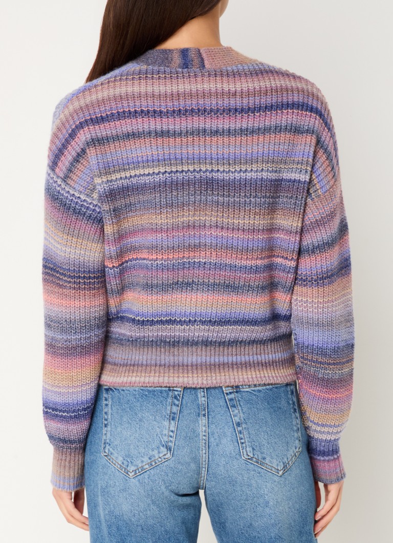 Cardigan Benetton din amestec de lână brută