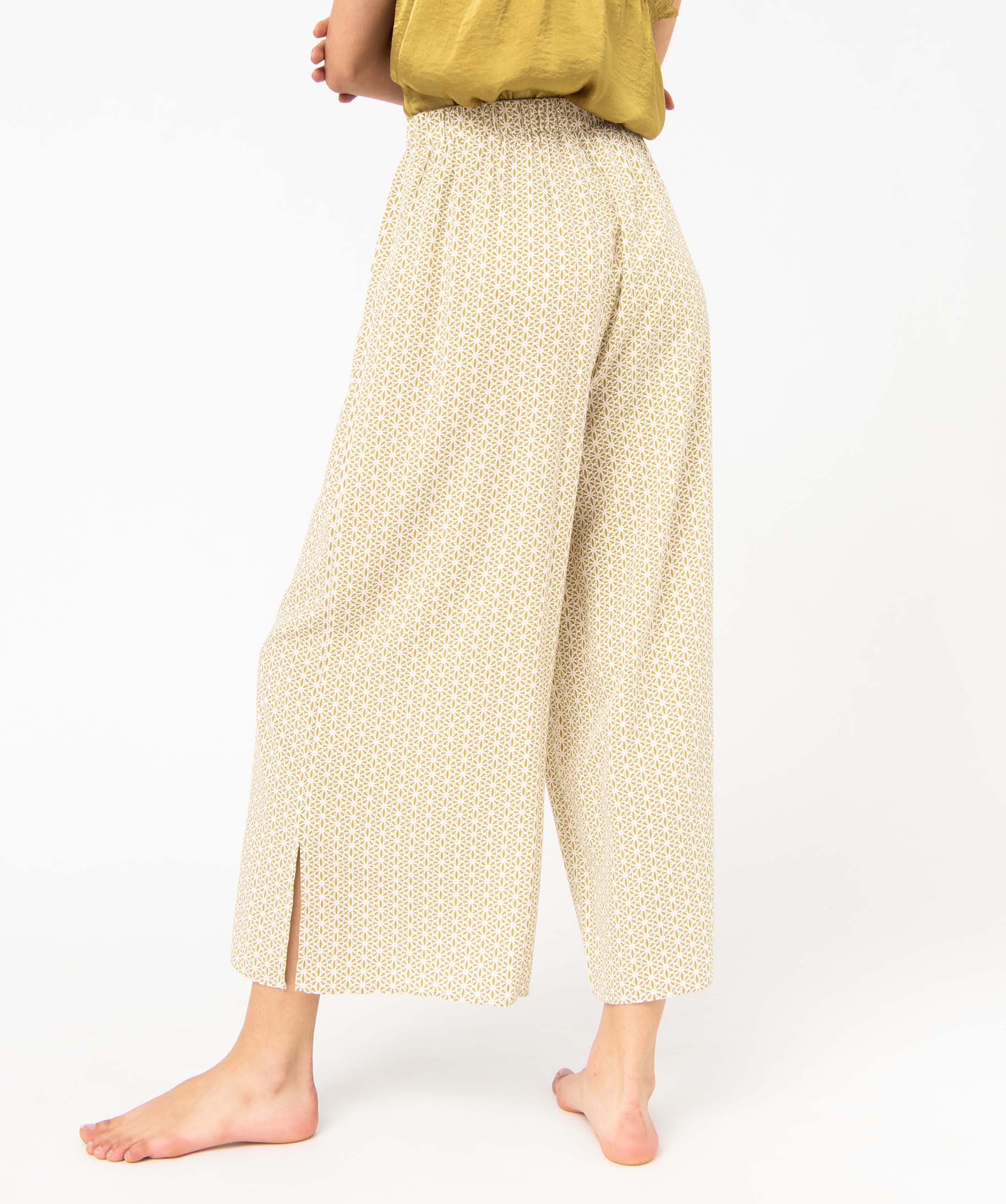Pantalon de pyjama fluide imprimé femme imprime | GEMO