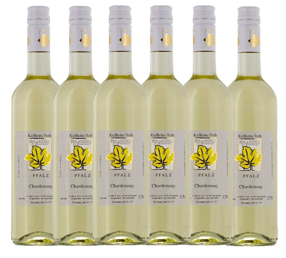 Wein- & Sektgut Karlheinz Roth Weingut Karlheinz Roth Chardonnay QbA 2023 - 6er Karton
