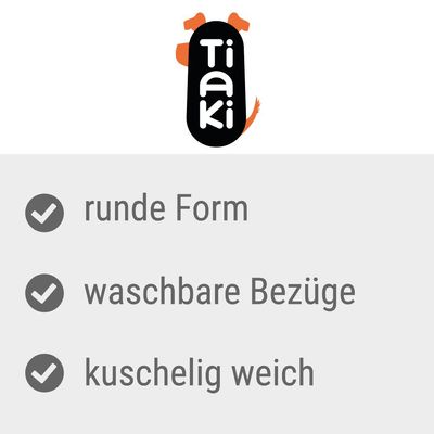 TIAKI Kuschelbett No Stress, braun