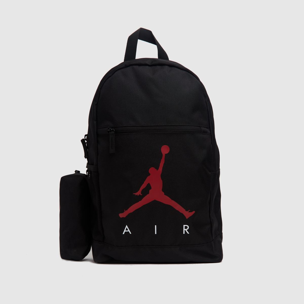 Nike Jordan svart & röd barnryggsäck med fodral för Jordan