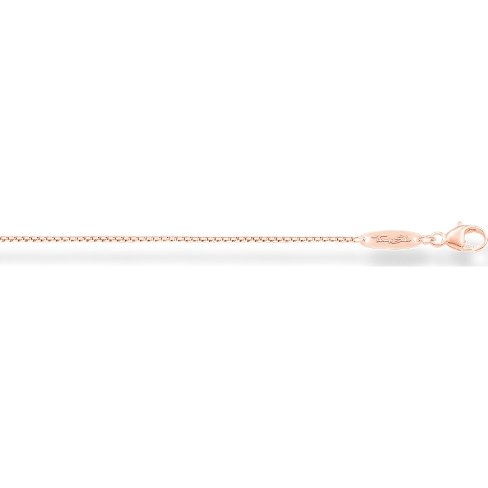 Thomas Sabo Chaînette 925 Argent or rose collier