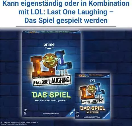 Last One Laughing - Das Spiel Mini Edition - Kartenspiel ab 14 Jahren