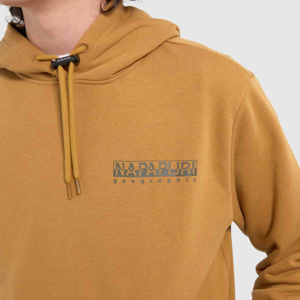 NAPAPIJRI telemark hoodie i brunt