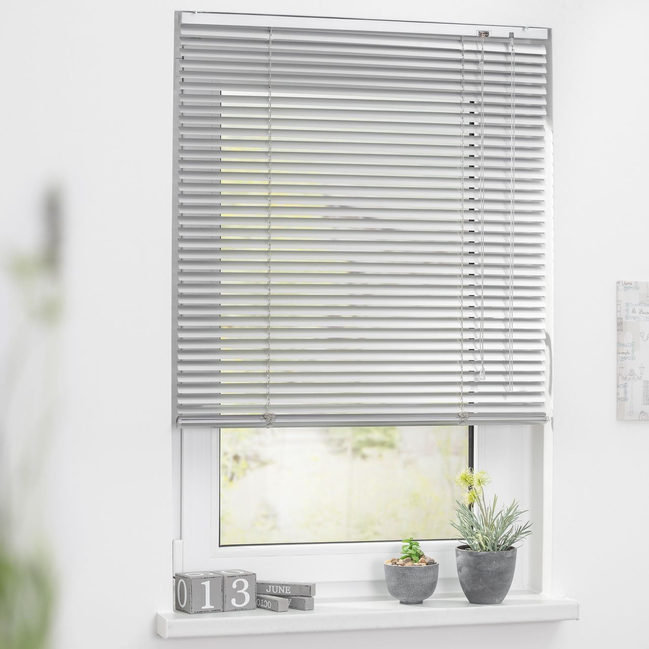 Lichtblick Jalousie Aluminium - Silber, 70 cm x 220 cm (B x L)