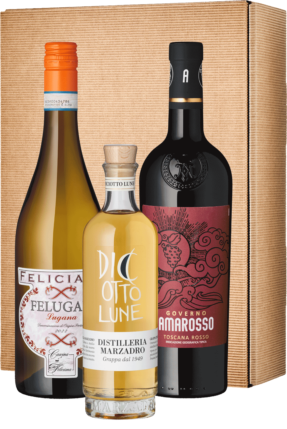 Verschiedene Geschenk Il Menu Grande