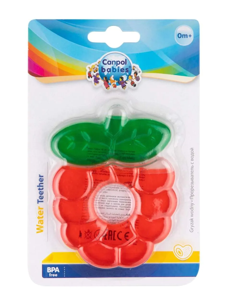 Canpol Babies Water Teeth Adhesive για μωρά και παιδιά με γεύση βατόμουρου